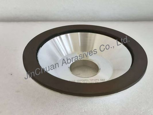 11A2 125*30*31.75*12*3mm D64 Resin Bond Diamond Grinding Wheel
