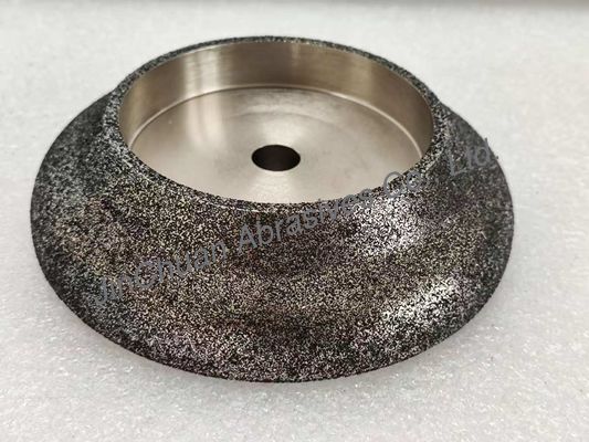 Electroplated CBN Grinding Wheel For Band Saw Blade With Steel Body Diameter 127mm