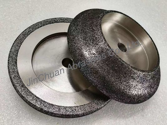 Electroplated CBN Grinding Wheel For Band Saw Blade With Steel Body Diameter 127mm