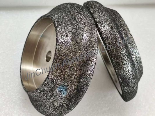 Electroplated CBN Grinding Wheel For Band Saw Blade With Steel Body Diameter 127mm