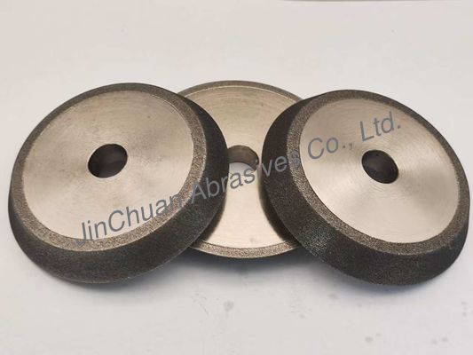 OEM Kind 76.2mm Steel Basebody CBN Sharpening Wheels For Chamfering