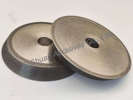 OEM Kind 76.2mm Steel Basebody CBN Sharpening Wheels For Chamfering