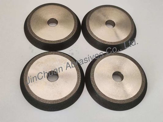 OEM Kind 76.2mm Steel Basebody CBN Sharpening Wheels For Chamfering