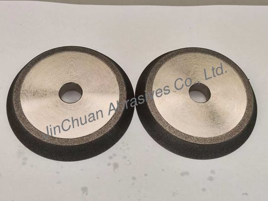 OEM Kind 76.2mm Steel Basebody CBN Sharpening Wheels For Chamfering