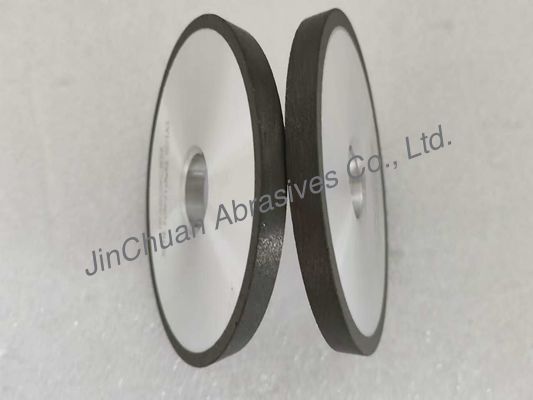 Gray CBN Resin Bond Grinding Wheel 1V1 75mm With 10 Degress For Efficiency Gashing