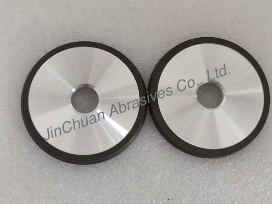 Gray CBN Resin Bond Grinding Wheel 1V1 75mm With 10 Degress For Efficiency Gashing