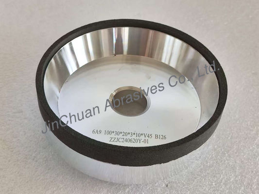 100mm Diameter 6A9 Resin Bond Grinding Wheel for gashing
