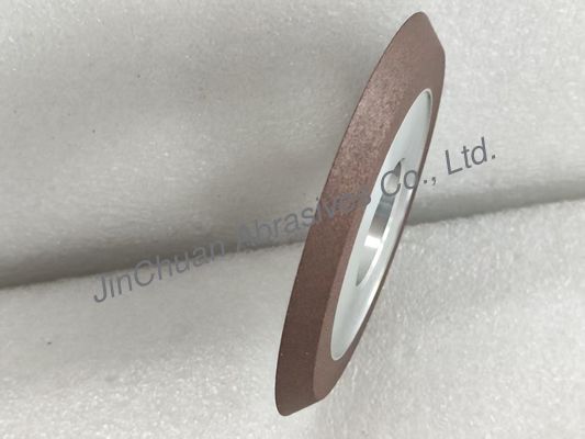 1V1 45 Degree Reinoid Diamond Wheel 100mm Wet Working Resin Bonded Diamond Wheel