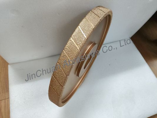 400mm Rough Grain Vacuum Brazed Diamong Wheel D25/30 Grinding Wheel For Cast Iron