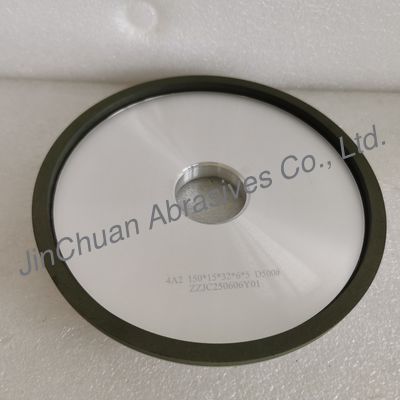 4A2 150*15*32*6*5mm D500  Resin Bond Diamond Grinding Wheel  Abrasive width 6mm