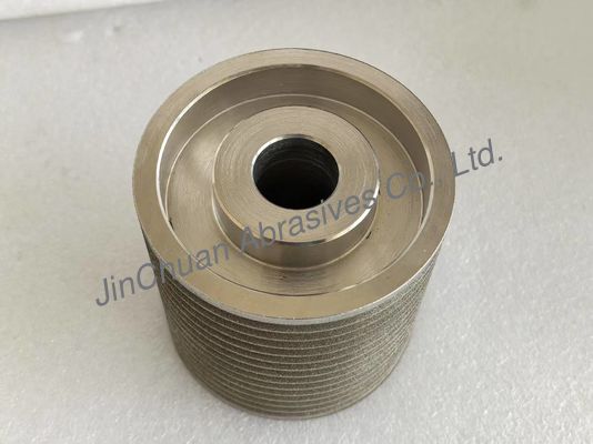 Special Size And Shape Amber Color Electroplated Bonded Cbn Wheels For Grinding And Sharpening