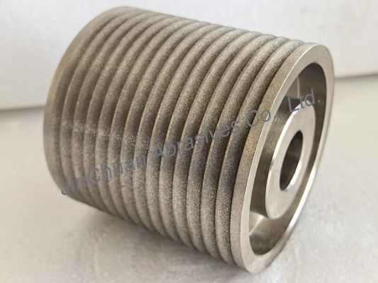 Special Size And Shape Amber Color Electroplated Bonded Cbn Wheels For Grinding And Sharpening