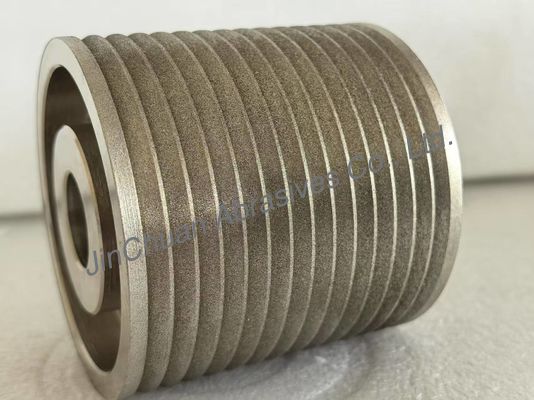 Special Size And Shape Amber Color Electroplated Bonded Cbn Wheels For Grinding And Sharpening