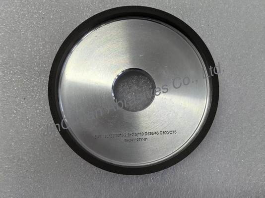 Double Grits 6A9 Diamond Grinding Wheel With 2 Different Grains D126/D46
