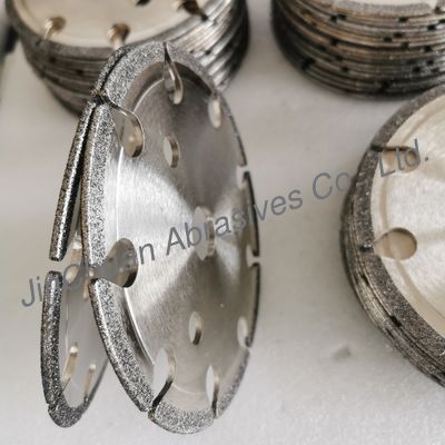 145*4.8*16*6mm B80/100 Electroplated CBN Cyclone Grinding Wheel For Chain SawSaws