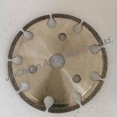 145*4.8*16*6mm B80/100 Electroplated CBN Cyclone Grinding Wheel For Chain SawSaws