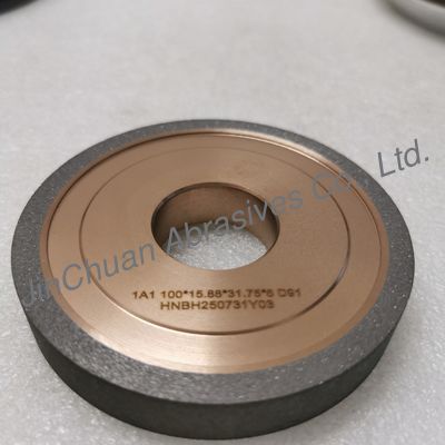1A1 100*15.88*31.75*6mm D91 Resin And Metal Hybrid Bond  Diamond Grinding Wheel  Higher Efficiency Longer Life