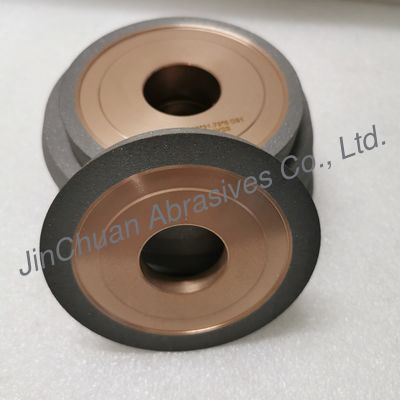 Resin And Metal Hybrid Bond 1V1/15° 100*10*31.75*6 Mm D91 Diamond Grinding Wheel For Machining Carbide Tools And High-Speed Steel Tools