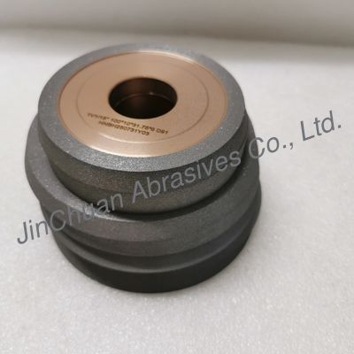 Resin And Metal Hybrid Bond 1V1/15° 100*10*31.75*6 Mm D91 Diamond Grinding Wheel For Machining Carbide Tools And High-Speed Steel Tools