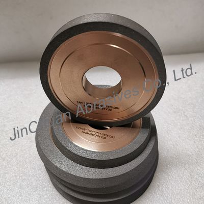 Resin And Metal Hybrid Bond 1V1/15° 100*10*31.75*6 Mm D91 Diamond Grinding Wheel For Machining Carbide Tools And High-Speed Steel Tools