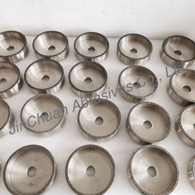 Electroplated CBN Cup-Shaped Grinding Wheel 6A2 100*30*20*5mm For Grinding Stellite Teeth