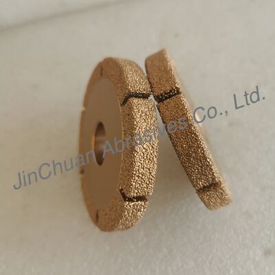 Brazing Diamond Grinding Wheel 76*10*20*10mm D35/40 Suitable For Welding Complex And Precision Structures.