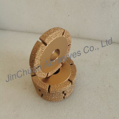 Brazing Diamond Grinding Wheel 76*10*20*10mm D35/40 Suitable For Welding Complex And Precision Structures.