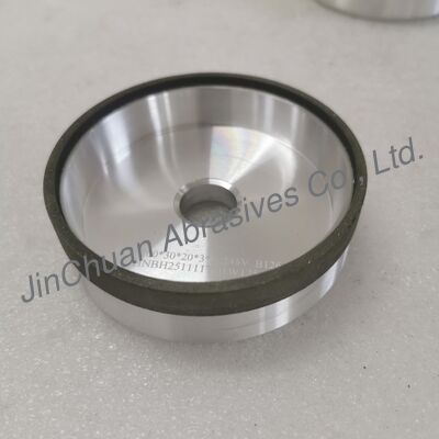 6A9 Resin  Bond CBN Grinding Wheel  100*30T*20*3*10mm Wet Grinding B126