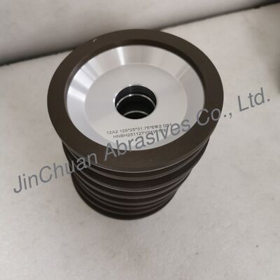 12A2 Resin  Bond Diamond Grinding Wheel  125*25T*31.75*6*12mm D91 Wet Grinding