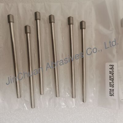 Custom-Made 8*6*10*120mm  30°-120° D126 Electroplated Grinding Bits For Cemented Carbide