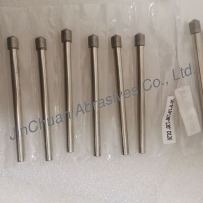 Custom-Made 10*8*10*120mm  30°-120° D126 Electroplated Grinding Bits For Cemented Carbide