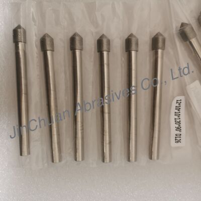 Custom-Made 12*10*10*120mm  45°-120° D126 Electroplated Grinding Bits For Cemented Carbide