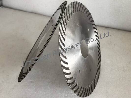 Electro Cutting Disc For Rubber Cutting Electroplated Bonded Cutting Wheel 1A1R