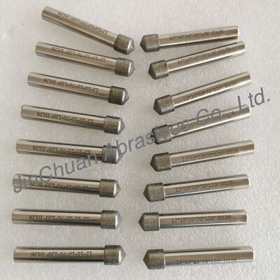 Custom-Made 120° D126 Electroplated Diamond Grinding Pins for Cemented Carbide