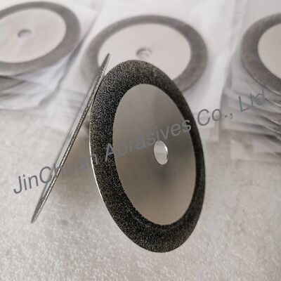Customed Single-Sided Abrasive Electroplated CBN Cutting Blades 100*0.8*12.7mm B60/70