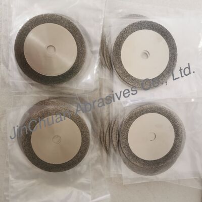 Customed Single-Sided Abrasive Electroplated CBN Cutting Blades 100*0.8*12.7mm B60/70