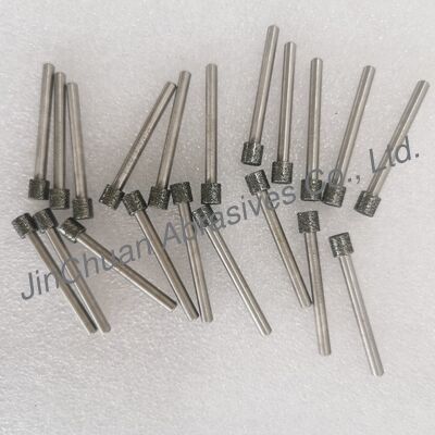 Designed And Customized Electroplated Diamond Grinding Pins In Various Sizes For Ceramic Workpiece