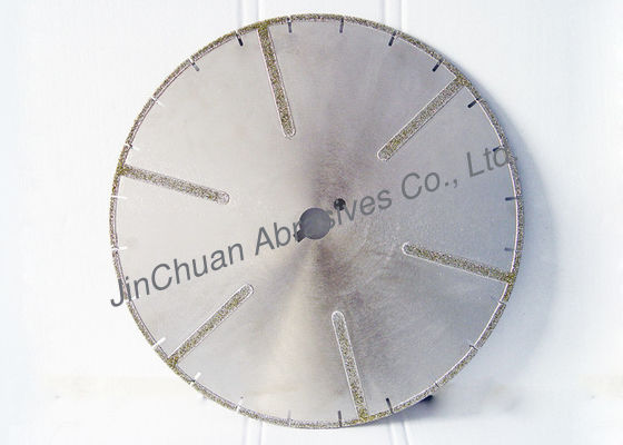 Sharp Cutting Electroplated Diamond Blade Abrasives Hard Material 600mm