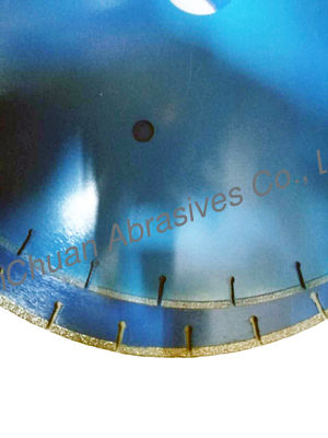 Stone Blue Electroplated Diamond Blade Resin Bonded High Machining Accuracy