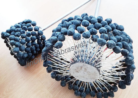 Larger Diameter Polishing and Deburring Abrasive Silicon Carbide Flex Hone Brush