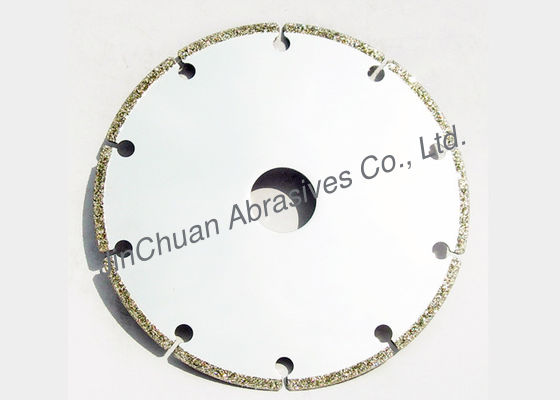 8 Inch Silver Color  For Cutting Graphite Electroplated Diamond Saw Blade Disc