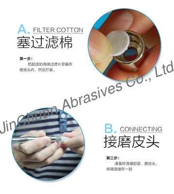 Stainless Steel Diamond Miniature Massage Small Diamond File For Skin Beauty