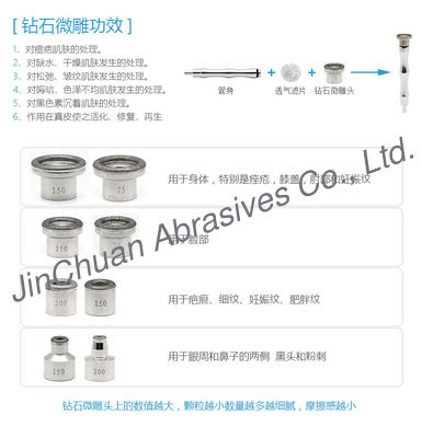 Stainless Steel Diamond Miniature Massage Small Diamond File For Skin Beauty