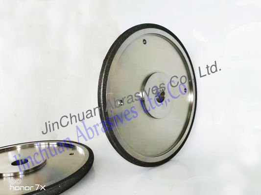 Customized 12 Inch Electroplated CBN Diamond Wheel With Two Locating Hole For Band Saw Sharpening