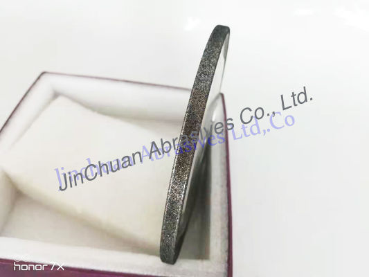 127mm Electroplated CBN Diamond Wheel For Turbo Tooth Grind Customized Steel Body Shape