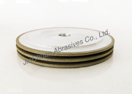 14A1 150mm*6.35mm*3mm*3mm*20mm D80/100  / Resin Bonded Diamond Grinding Wheels High Grinding Efficiency