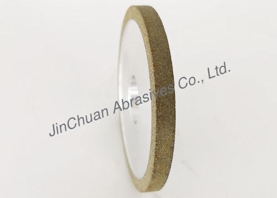 1A1 75mm*6mm*6mm*20mm D80/100 Resin Bond Gringing Wheel / Diamond Resin Bond Grinding Wheel