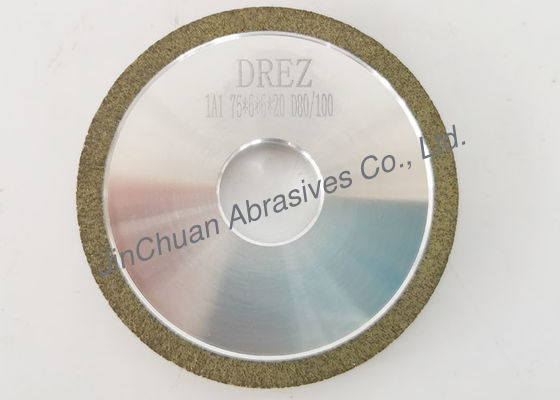 1A1 75mm*6mm*6mm*20mm D80/100 Resin Bond Gringing Wheel / Diamond Resin Bond Grinding Wheel