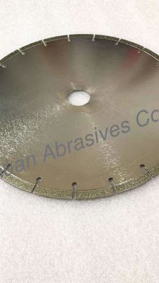 Metal Cutting Electroplated Diamond Blade / Diamond Blade Tile Cutter 300mm