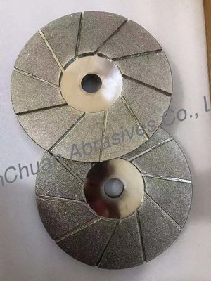 Flat Shaped Diamond Sharpening Wheel / Diamond Grinding Disc Standard Viscosity